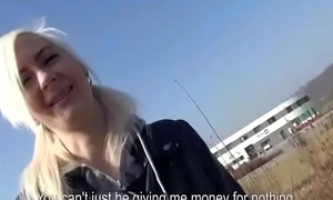 Public Cock Sucking For Cash With Euro Slut 19