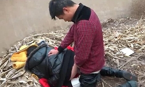 Chinese Couple Fucks In Public
