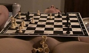 chess match on stark naked alignment up