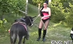 Kinky mistress abject fucks ass