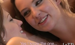 Lesbians giving a kiss movies